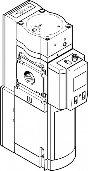 MS6-SV-1/2-E-10V24-AD1 Druckaufbau- und Entlüftungsventil